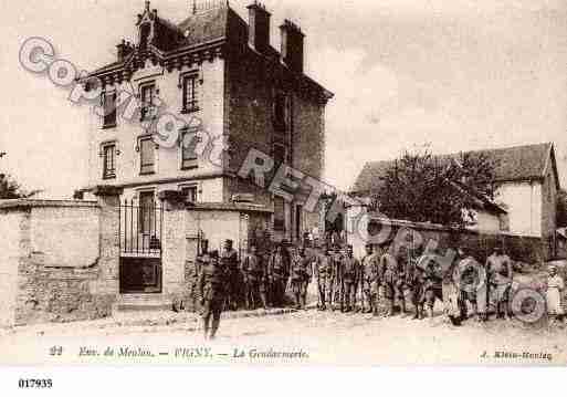 Ville de VIGNY, carte postale ancienne