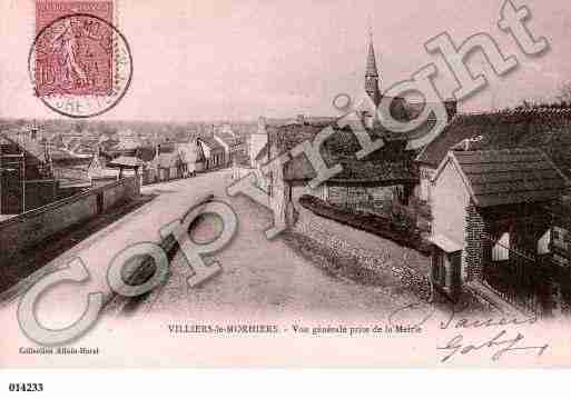 Ville de VILLIERSLEMORHIER, carte postale ancienne