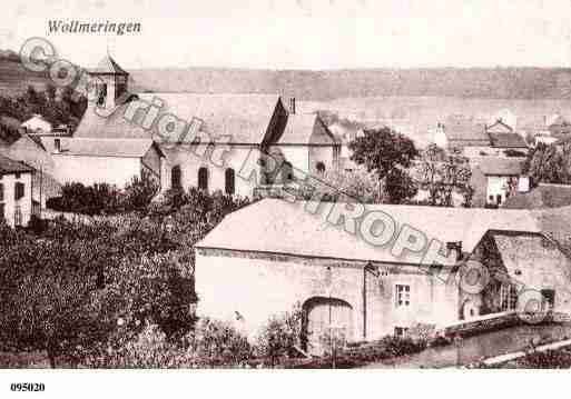 Ville de VOLMERANGELESMINES, carte postale ancienne