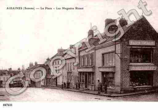 Ville de AIRAINES, carte postale ancienne