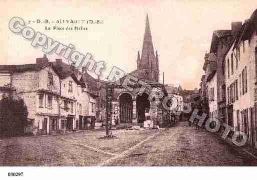 Ville de AIRVAULT, carte postale ancienne