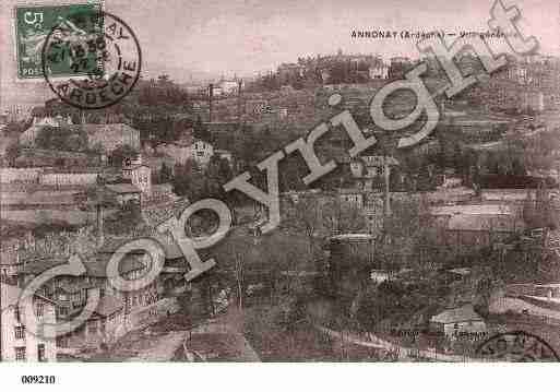 Ville de ANNONAY, carte postale ancienne