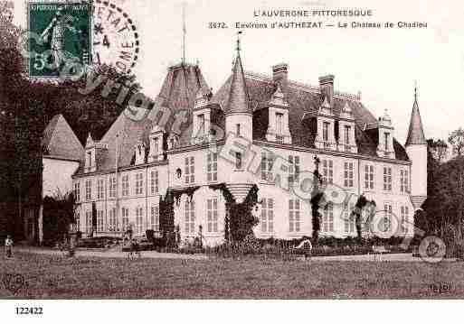 Ville de AUTHEZAT, carte postale ancienne