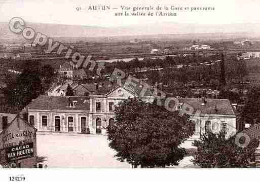 Ville de AUTUN, carte postale ancienne