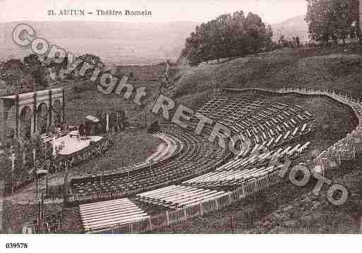 Ville de AUTUN, carte postale ancienne