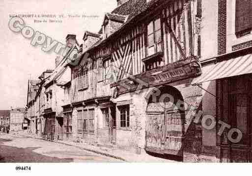 Ville de BEAUMONTLEROGER, carte postale ancienne