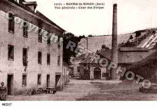 Ville de BOURGDESIROD, carte postale ancienne