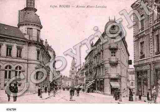 Ville de BOURGENBRESSE, carte postale ancienne