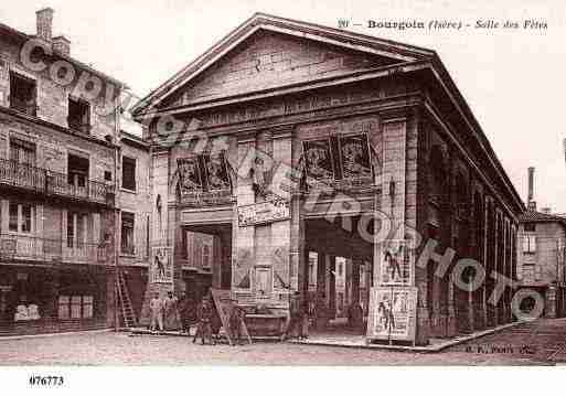 Ville de BOURGOINJALLIEU, carte postale ancienne