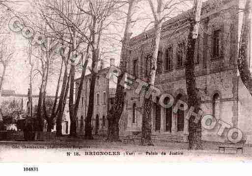 Ville de BRIGNOLES, carte postale ancienne