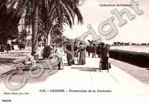 Ville de CANNES, carte postale ancienne