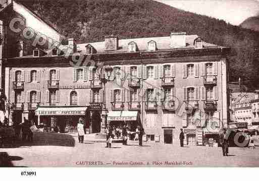 Ville de CAUTERETS, carte postale ancienne