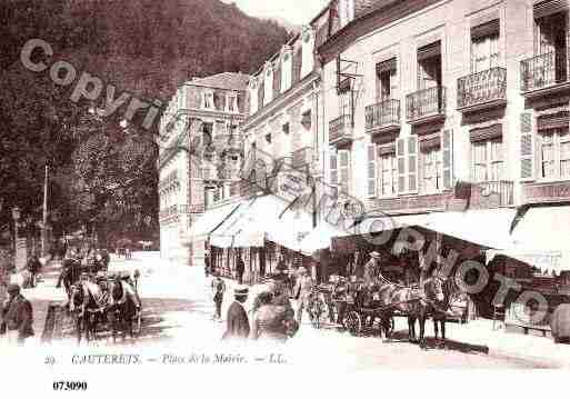 Ville de CAUTERETS, carte postale ancienne