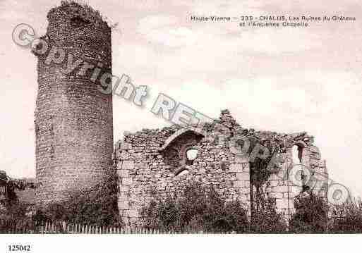Ville de CHALUS, carte postale ancienne