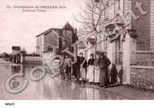 Ville de CHELLES, carte postale ancienne