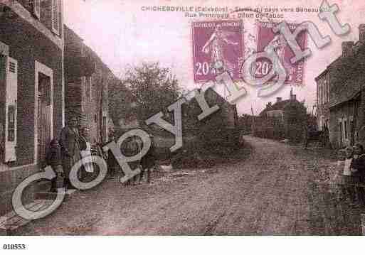 Ville de CHICHEBOVILLE, carte postale ancienne