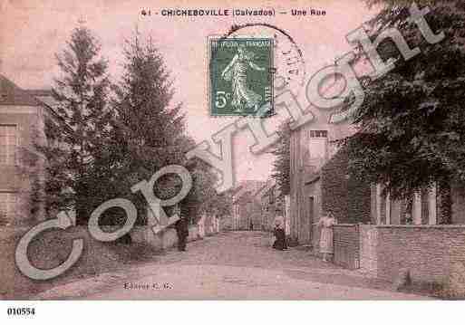 Ville de CHICHEBOVILLE, carte postale ancienne