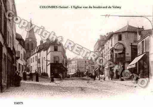 Ville de COLOMBES, carte postale ancienne