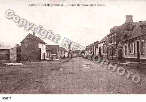 Ville de CONDEFOLIE, carte postale ancienne