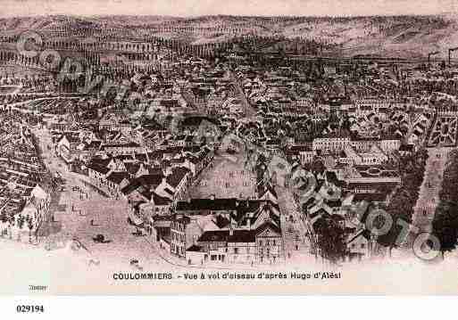 Ville de COULOMMIERS, carte postale ancienne