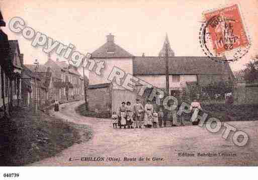 Ville de CRILLON, carte postale ancienne