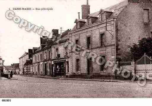 Ville de DAMEMARIELESBOIS, carte postale ancienne