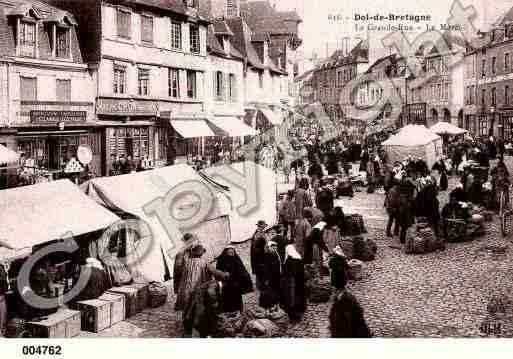 Ville de DOLDEBRETAGNE, carte postale ancienne