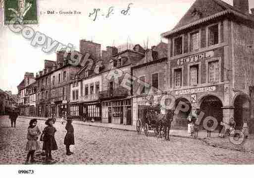 Ville de DOLDEBRETAGNE, carte postale ancienne