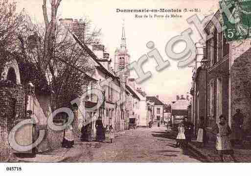 Ville de DONNEMARIEDONTILLY, carte postale ancienne