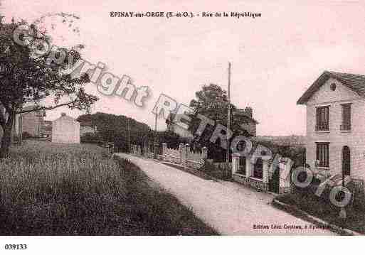 Ville de EPINAYSURORGE, carte postale ancienne