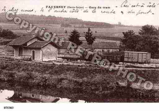 Ville de FAVERNEY, carte postale ancienne