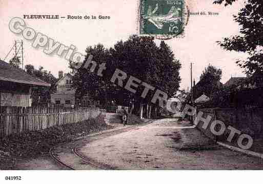 Ville de FLEURVILLE, carte postale ancienne