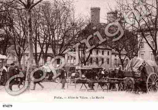 Ville de FOIX, carte postale ancienne