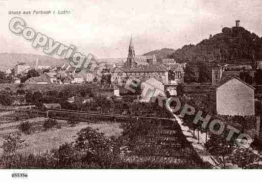 Ville de FORBACH, carte postale ancienne