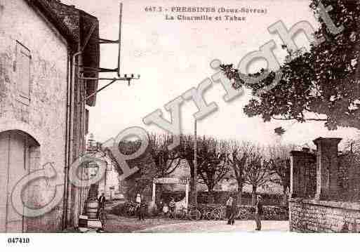 Ville de FRESSINES, carte postale ancienne Ville de FRESSINES, carte postale ancienne