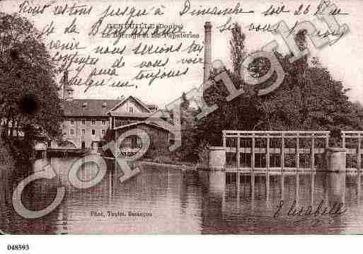 Ville de GENEUILLE, carte postale ancienne