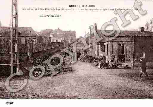 Ville de HANNESCAMPS, carte postale ancienne