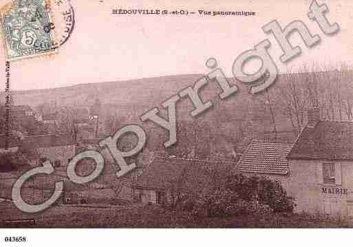 Ville de HEDOUVILLE, carte postale ancienne