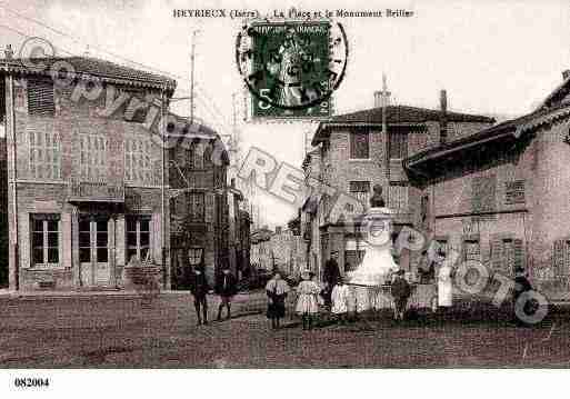 Ville de HEYRIEUX, carte postale ancienne