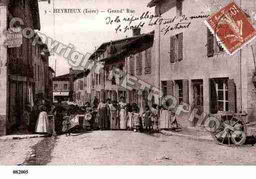 Ville de HEYRIEUX, carte postale ancienne