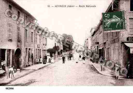 Ville de HEYRIEUX, carte postale ancienne