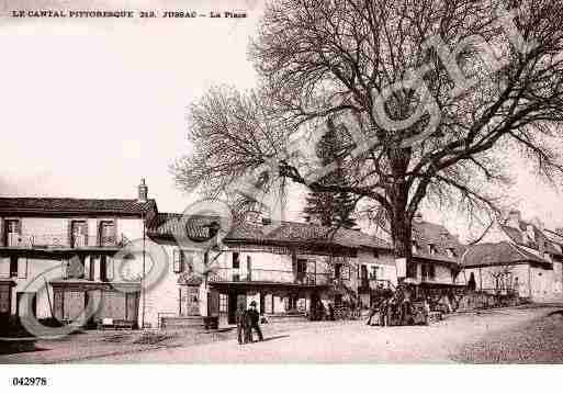 Ville de JUSSAC, carte postale ancienne