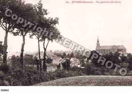 Ville de JUVIGNE, carte postale ancienne