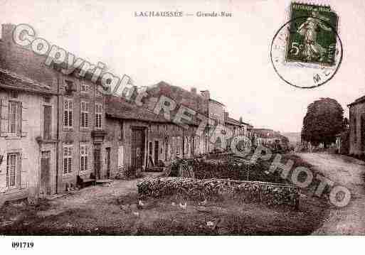 Ville de LACHAUSSEE, carte postale ancienne