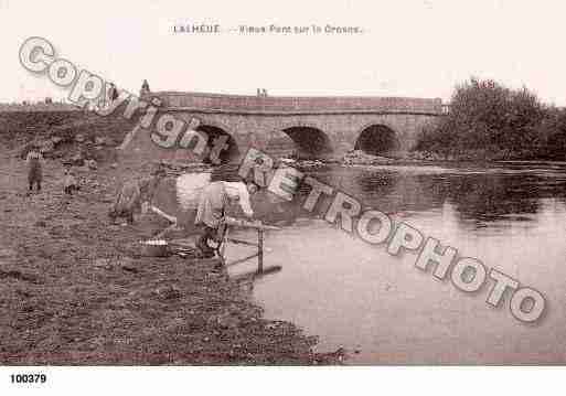 Ville de LALHEUE, carte postale ancienne