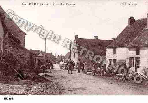 Ville de LALHEUE, carte postale ancienne