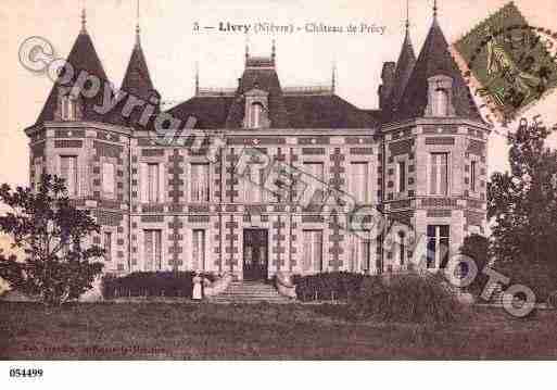 Ville de LIVRY, carte postale ancienne