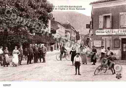 Ville de LOURESBAROUSSE, carte postale ancienne