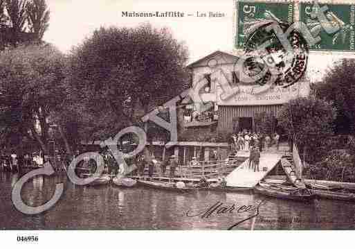 Ville de MAISONSLAFFITTE, carte postale ancienne