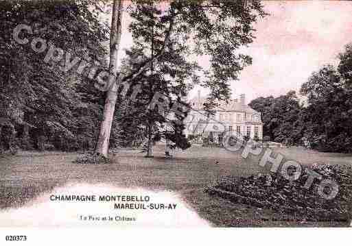 Ville de MAREUILSURAY, carte postale ancienne